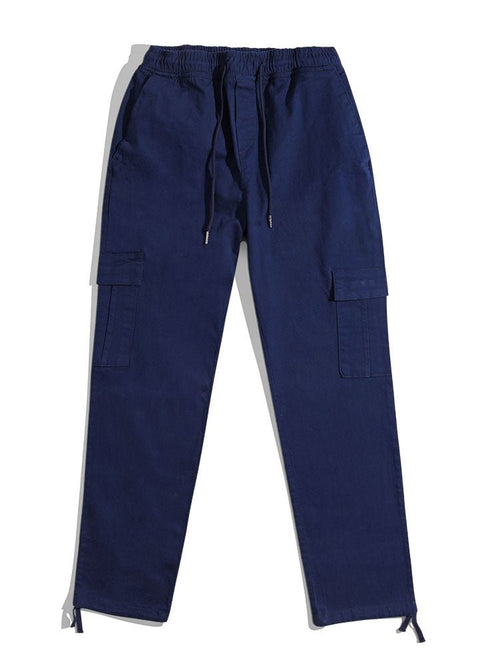 Marine Blue Cargo Pant - Khotwh